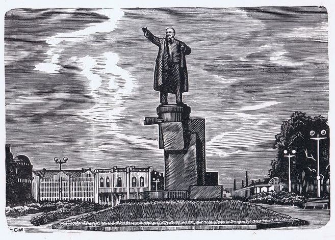 Великая страна СССР,памятник Ленину у Финлядского вокзала