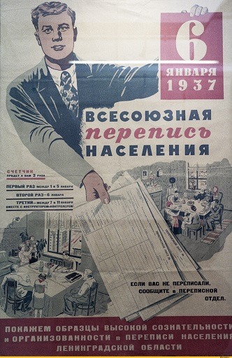 Великая страна СССР,6 января 1937 года - вторая Всесоюзная перепись населения СССР
