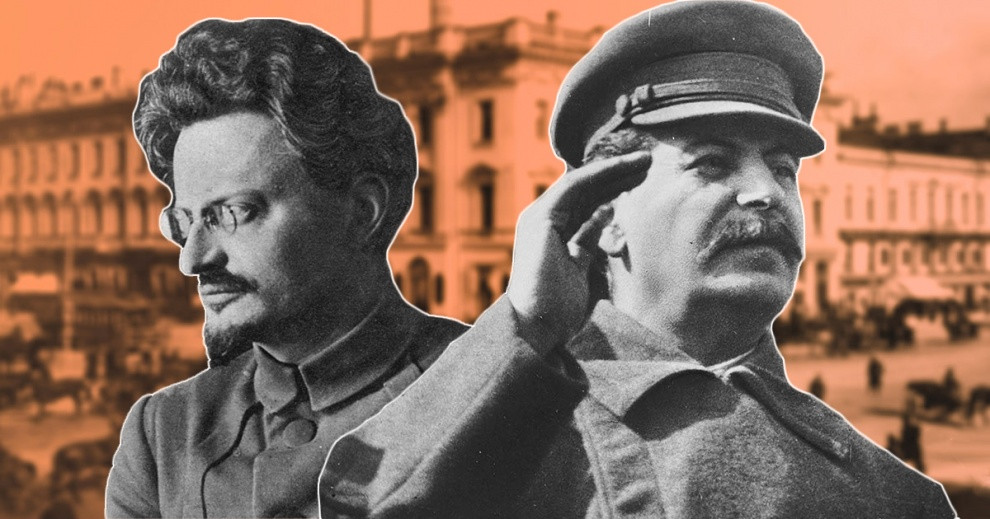 Великая страна СССР,Сталин и Троцкий