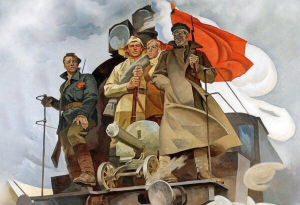Великая страна СССР, Барышников Револьд Владимирович (1924-1985) «Наш паровоз» (1972)