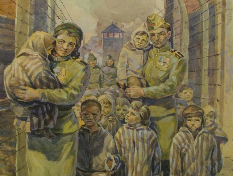 Великая страна СССР,Освобождение узников концлагерей