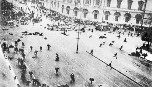 Великая страна СССР,Расстрел демонстрации 4 июля 1917