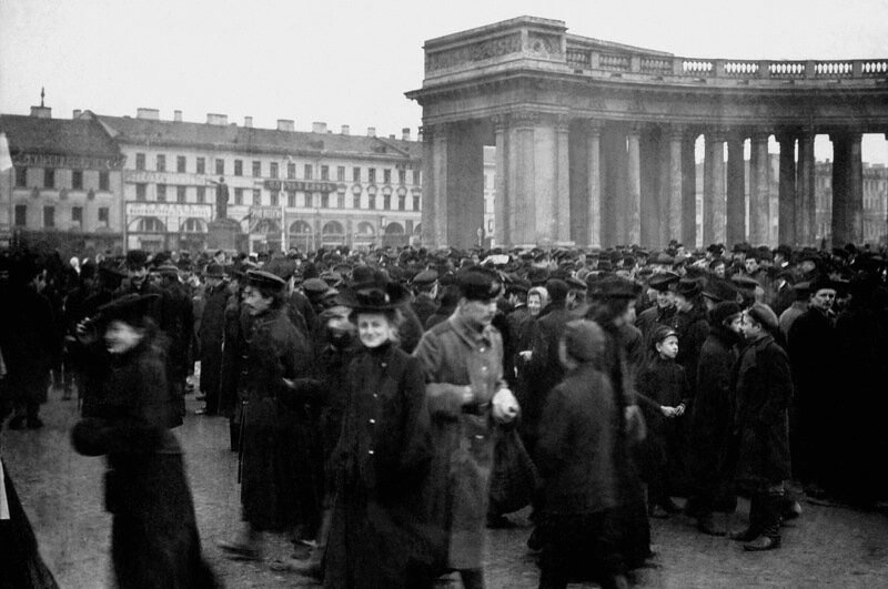 Великая страна СССР,Март 1901-студенческая демонстрация у Казанского собора