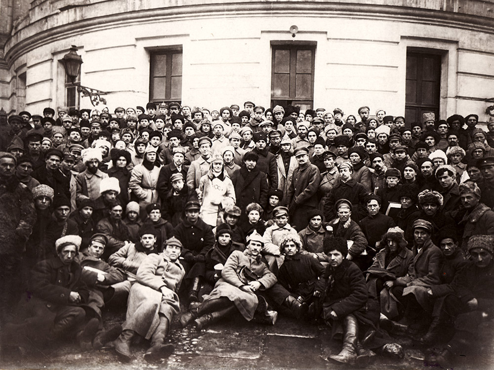 Великая страна СССР,Ленин с делегатами X съезда РКП(б) - участниками подавления Кронштадтского мятежа