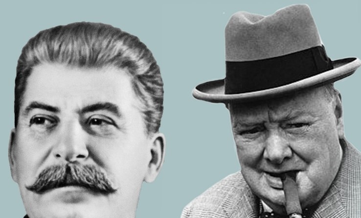 Великая страна СССР, Сталин и Черчилль