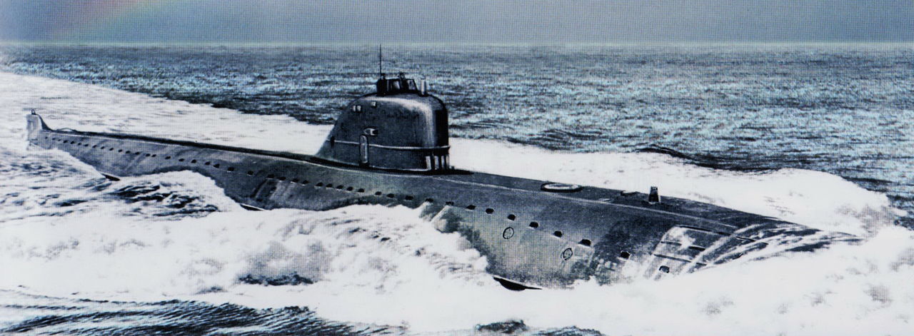Великая страна СССР,Крейсерская атомная подводная лодка К-27 проекта 645